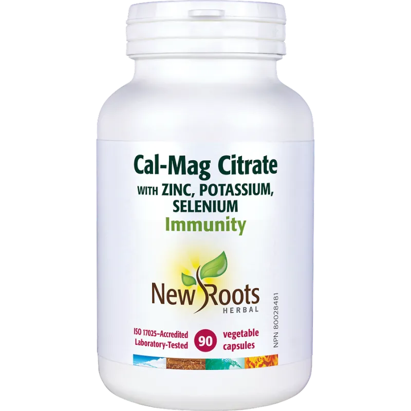New Roots Cal-Mag Citrate With Zinc, Potassium, Selenium 90 Capsules | 每天不同折扣, 全网最低价格 | 种类齐全的保健品店铺 VITASHOP, 只有你想不到, 没有你买不到 !