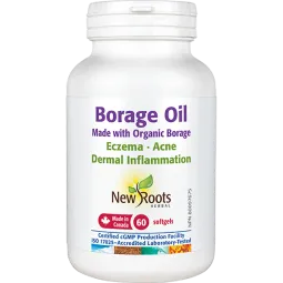 New Roots Borage Oil Made with Organic Borage 60 Softgels | Unbeatable Prices, Daily Deals | VITASHOP