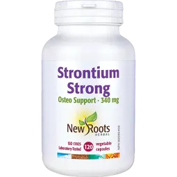 New Roots Strontium Strong Osteo Support 340 mg 120 Capsules | 每天不同折扣, 全网最低价格 | 种类齐全的保健品店铺 VITASHOP, 只有你想不到, 没有你买不到 !