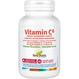 New Roots Vitamin C8 45 Capsules | Unbeatable Prices, Daily Deals | VITASHOP