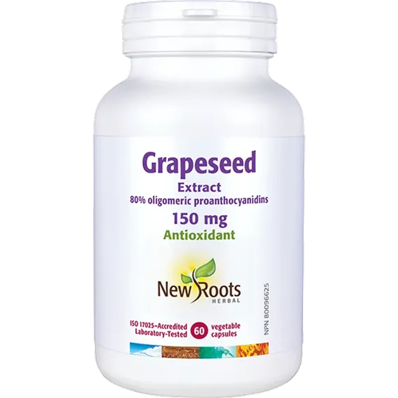 New Roots Grapeseed Extract 100 mg 60 Capsules | Unbeatable Prices, Daily Deals | VITASHOP
