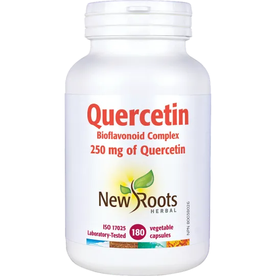 New Roots Quercetin Bioflavonoid Complex 250 mg 180 Capsules | Unbeatable Prices, Daily Deals | VITASHOP