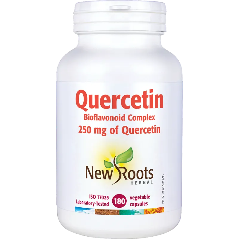 New Roots Quercetin Bioflavonoid Complex 250 mg 180 Capsules | Unbeatable Prices, Daily Deals | VITASHOP