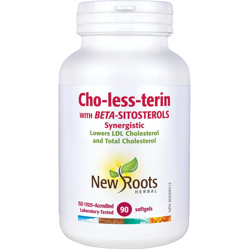 New Roots Cho-less-terin With beta-Sitosterols 90 Softgels | 每天不同折扣, 全网最低价格 | 种类齐全的保健品店铺 VITASHOP, 只有你想不到, 没有你买不到 !