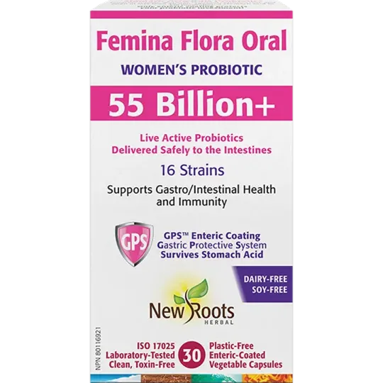 New Roots Femina Flora Oral 30 Capsules | Unbeatable Prices, Daily Deals | VITASHOP