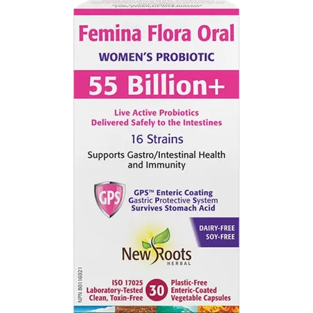 New Roots Femina Flora Oral 30 Capsules | Unbeatable Prices, Daily Deals | VITASHOP