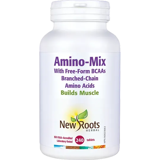 New Roots Amino-Mix Branched-Chain Amino Acids (BCAAs) 240 Tablets | Unbeatable Prices, Daily Deals | VITASHOP