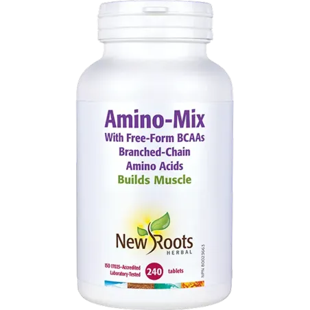 New Roots Amino-Mix Branched-Chain Amino Acids (BCAAs) 240 Tablets | Unbeatable Prices, Daily Deals | VITASHOP