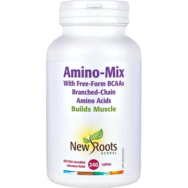 New Roots Amino-Mix Branched-Chain Amino Acids (BCAAs) 240 Tablets | Unbeatable Prices, Daily Deals | VITASHOP