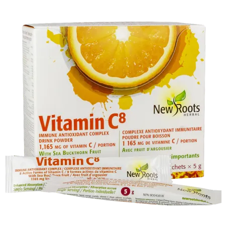 New Roots Vitamin C8 30 sachets × 5 g | Unbeatable Prices, Daily Deals | VITASHOP