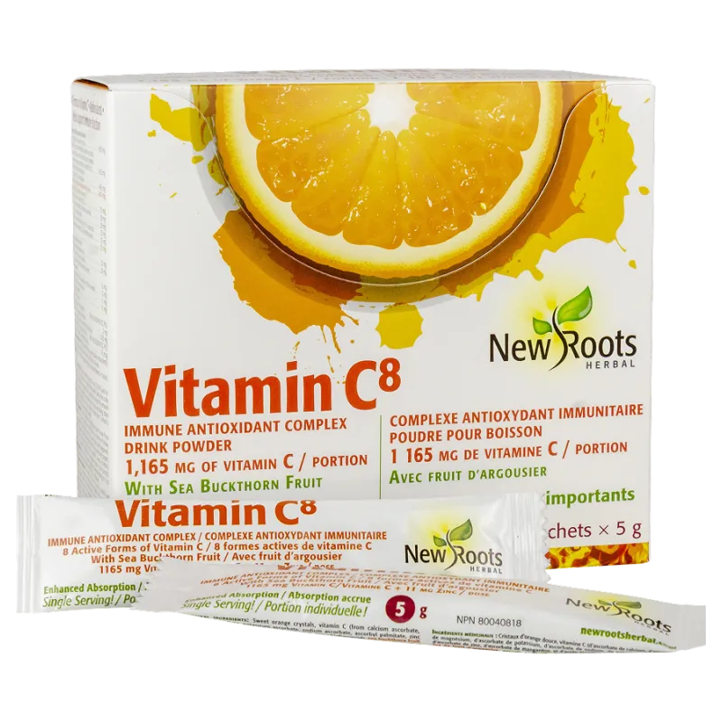 New Roots Vitamin C8 30 sachets × 5 g | 每天不同折扣, 全网最低价格 | 种类齐全的保健品店铺 VITASHOP, 只有你想不到, 没有你买不到 !