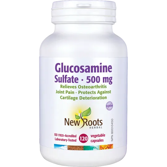 New Roots Glucosamine Sulfate 500 mg 120 Capsules | Unbeatable Prices, Daily Deals | VITASHOP