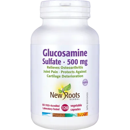 New Roots Glucosamine Sulfate 500 mg 120 Capsules | Unbeatable Prices, Daily Deals | VITASHOP