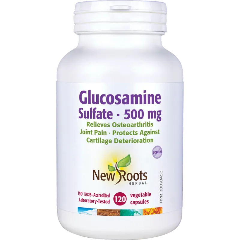 New Roots Glucosamine Sulfate 500 mg 120 Capsules | 每天不同折扣, 全网最低价格 | 种类齐全的保健品店铺 VITASHOP, 只有你想不到, 没有你买不到 !