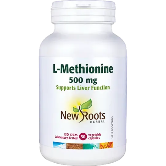 New Roots L-Methionine 500 mg 50 Capsules | 每天不同折扣, 全网最低价格 | 种类齐全的保健品店铺 VITASHOP, 只有你想不到, 没有你买不到 !