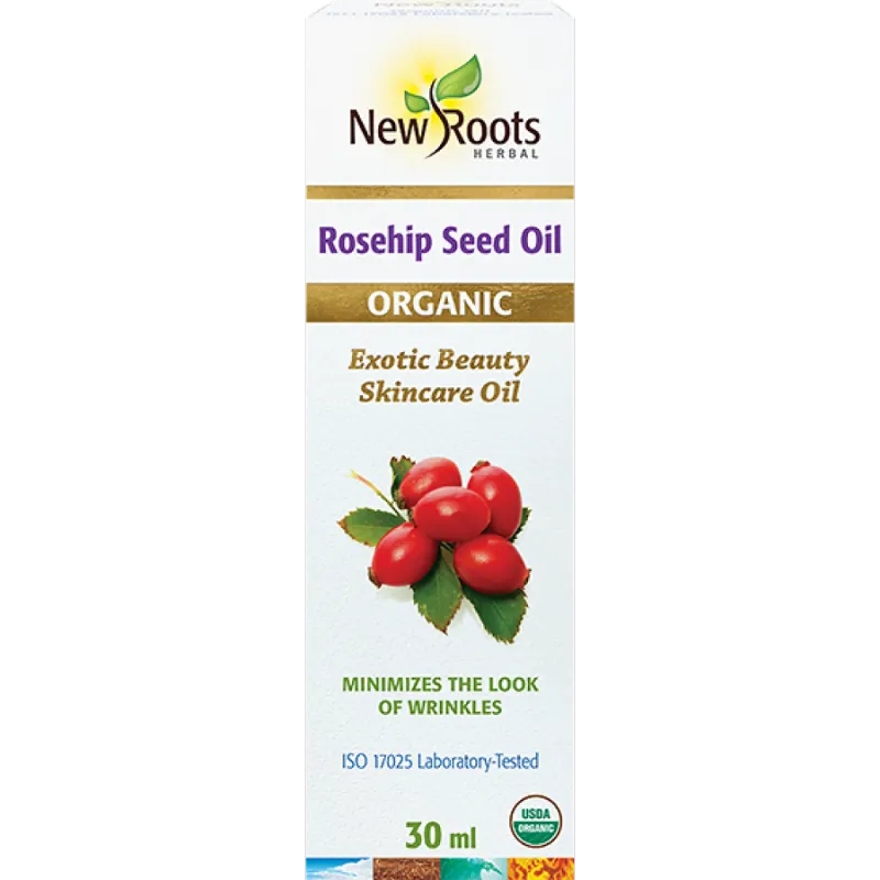New Roots Rosehip Seed Oil Rosa Mosqueta Certified Organic 30 ml | 每天不同折扣, 全网最低价格 | 种类齐全的保健品店铺 VITASHOP, 只有你想不到, 没有你买不到 !