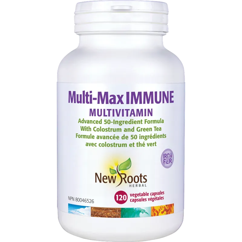New Roots Multi-Max Immune Multivitamin  120 Capsules | 每天不同折扣, 全网最低价格 | 种类齐全的保健品店铺 VITASHOP, 只有你想不到, 没有你买不到 !