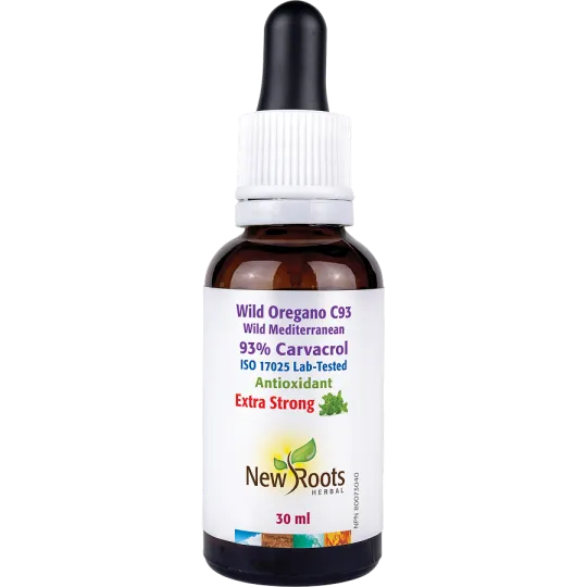 New Roots Wild Oregano C93 Extra Strong 1:3 Blend Oregano Oil to Olive Oil 30 ml | Unbeatable Prices, Daily Deals | VITASHOP