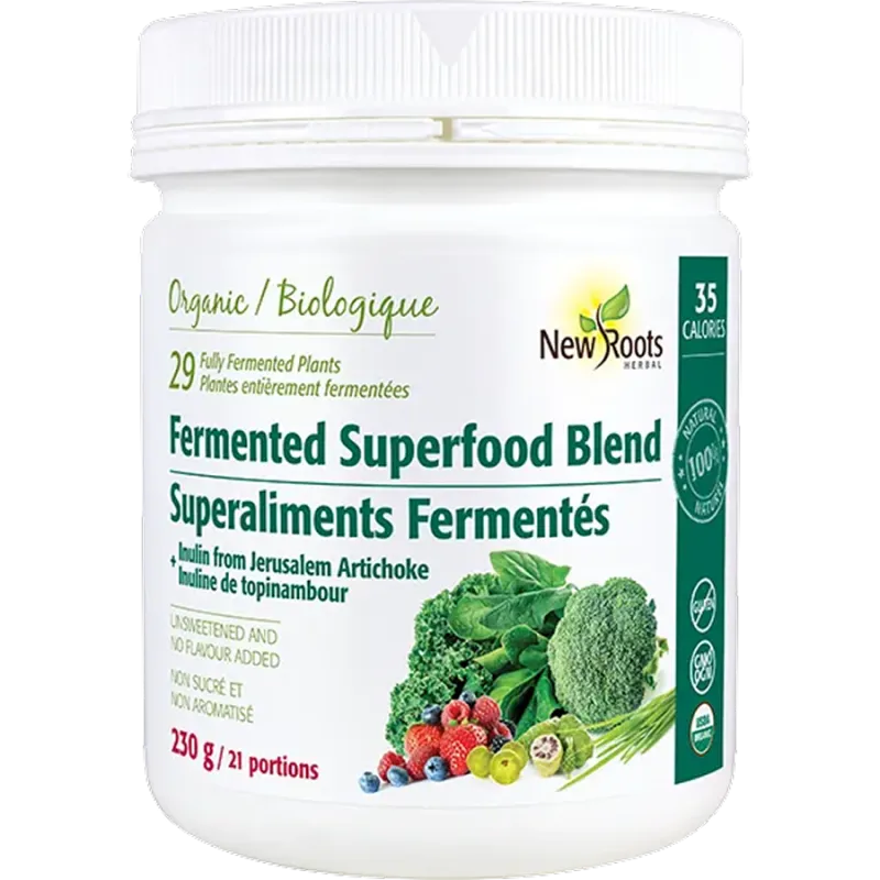 New Roots Fermented Superfood Blend + Inulin from Jerusalem Artichoke 230 g | Unbeatable Prices, Daily Deals | VITASHOP