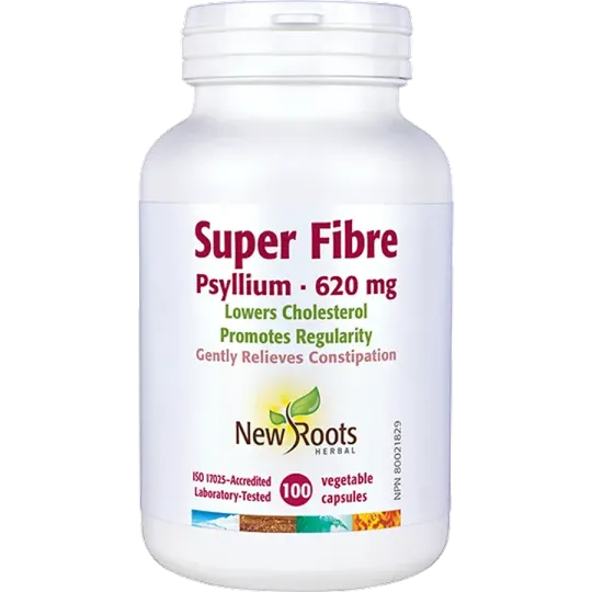 New Roots Super Fiber Psyllium 100 Capsules | Unbeatable Prices, Daily Deals | VITASHOP