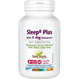 New Roots Sleep 8 Plus With 5 mg Melatonin 60 Vegetable Capsules | 每天不同折扣, 全网最低价格 | 种类齐全的保健品店铺 VITASHOP, 只有你想不到, 没有你买不到 !