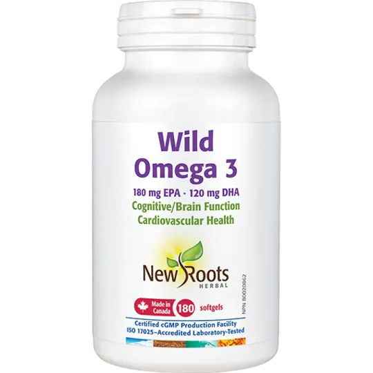 Wild Omega 3 180 mg EPA 120 mg DHA 180 Softgels | Safest & Easiest Shopping Vitamins Online | VITASHOP