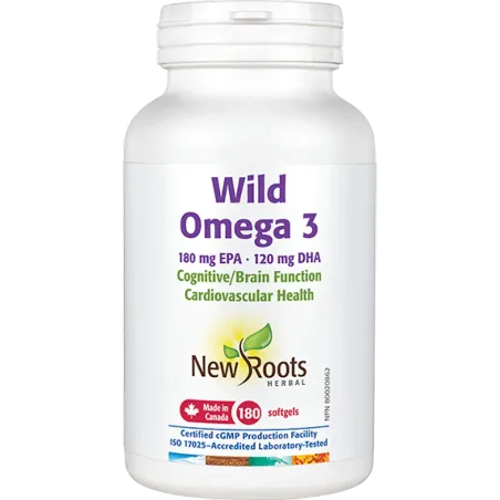 Wild Omega 3 180 mg EPA 120 mg DHA 180 Softgels | Safest & Easiest Shopping Vitamins Online | VITASHOP
