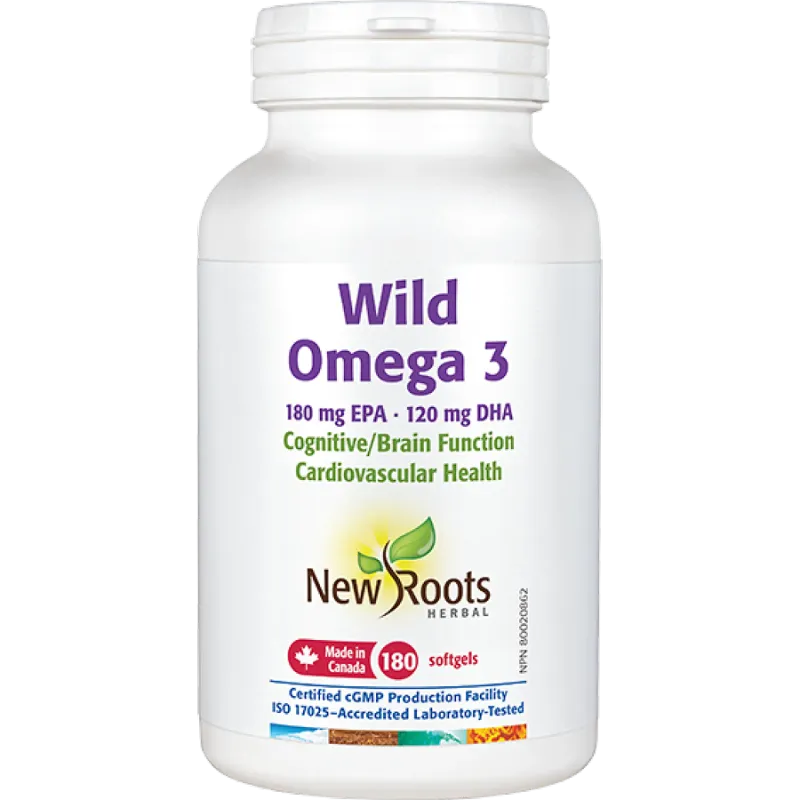 Wild Omega 3 180 mg EPA 120 mg DHA 180 Softgels | Safest & Easiest Shopping Vitamins Online | VITASHOP