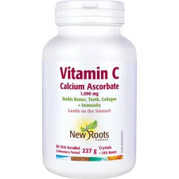 New Roots Vitamin C  Calcium Ascorbate 227 g | 每天不同折扣, 全网最低价格 | 种类齐全的保健品店铺 VITASHOP, 只有你想不到, 没有你买不到 !