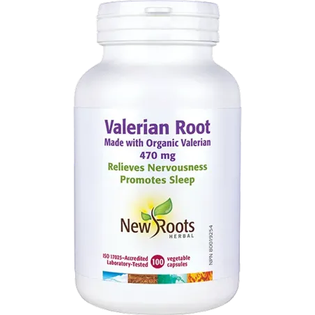 New Roots Valerian Root 470 mg 100 Capsules | Unbeatable Prices, Daily Deals | VITASHOP