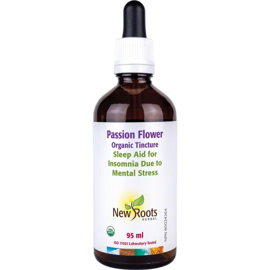 New Roots Passion Flower Certified Organic 95 ml | Unbeatable Prices, Daily Deals | VITASHOP