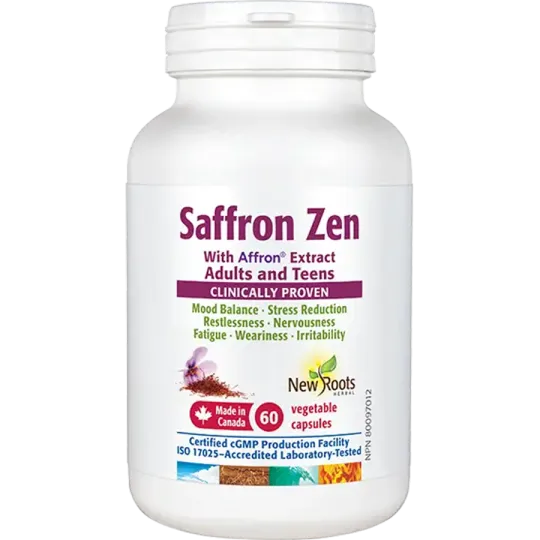 New Roots Saffron Zen 60 Vegi-Capsules |MISUMI