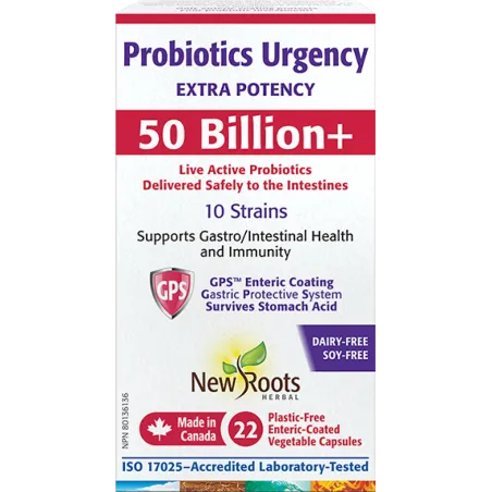 New Roots Probiotics Urgency 22 Capsules | Unbeatable Prices, Daily Deals | VITASHOP