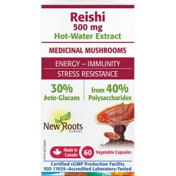 New Roots Reishi 60 Capsules | 每天不同折扣, 全网最低价格 | 种类齐全的保健品店铺 VITASHOP, 只有你想不到, 没有你买不到 !