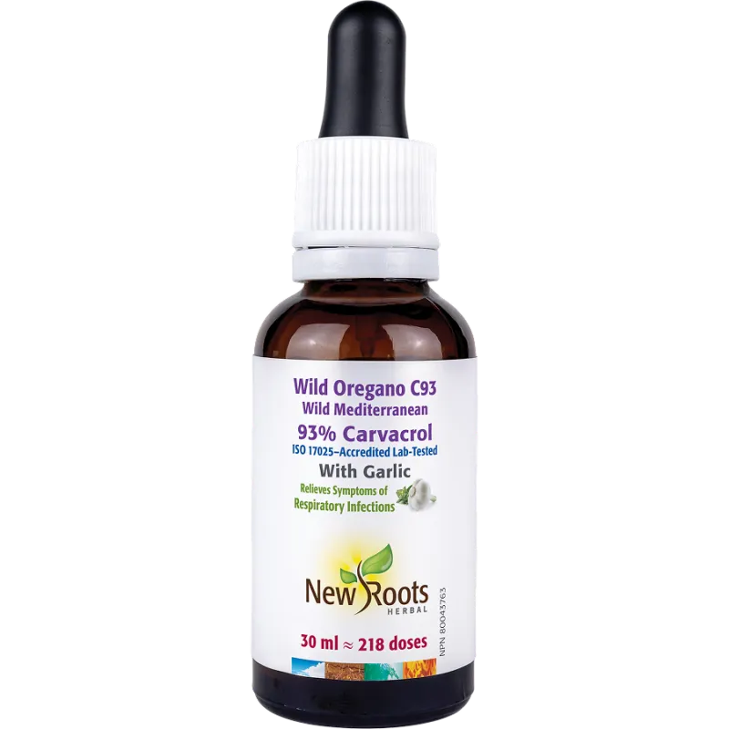 New Roots Wild Oregano C93 With Garlic 30 ml | 每天不同折扣, 全网最低价格 | 种类齐全的保健品店铺 VITASHOP, 只有你想不到, 没有你买不到 !