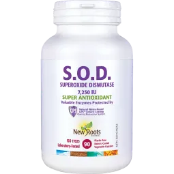 New Roots S.O.D. Superoxide Dismutase 90 Capsules | 每天不同折扣, 全网最低价格 | 种类齐全的保健品店铺 VITASHOP, 只有你想不到, 没有你买不到 !