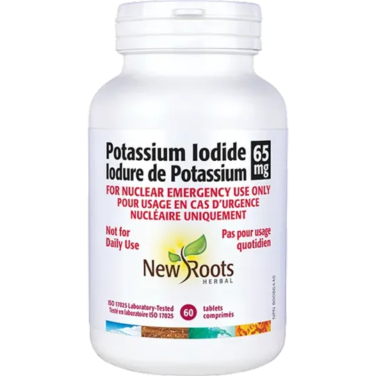 Potassium Iodide 65 mg 60 Tablets | Safest & Easiest Shopping Vitamins Online | VITASHOP