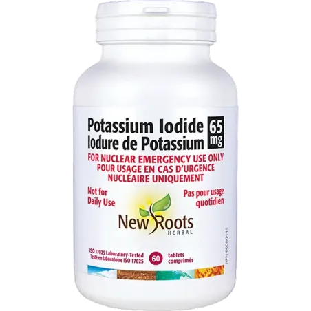 Potassium Iodide 65 mg 60 Tablets | Safest & Easiest Shopping Vitamins Online | VITASHOP