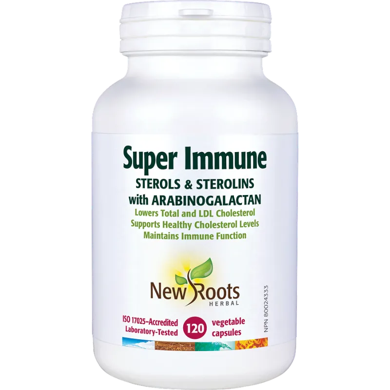 New Roots Super Immune Sterols & Sterolins with Arabinogalactan 120 Capsules | 每天不同折扣, 全网最低价格 | 种类齐全的保健品店铺 VITASHOP, 只有你想不到, 没有你