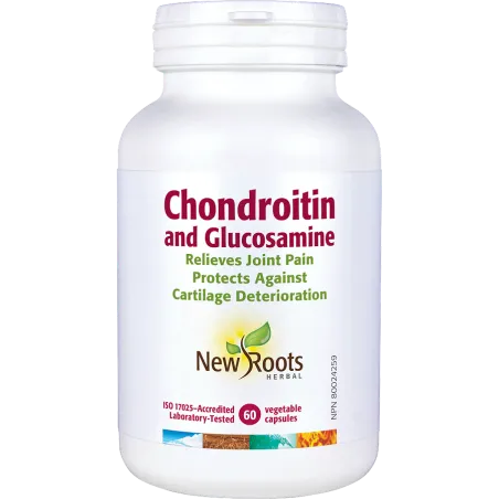 New Roots Chondroitin & Glucosamine 60 Capsules | Unbeatable Prices, Daily Deals | VITASHOP