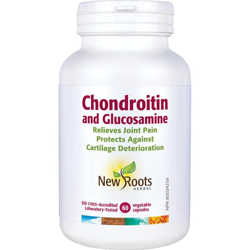 New Roots Chondroitin & Glucosamine 60 Capsules | Unbeatable Prices, Daily Deals | VITASHOP