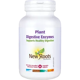 New Roots Plant Digestive Enzymes 60 Capsules | 每天不同折扣, 全网最低价格 | 种类齐全的保健品店铺 VITASHOP, 只有你想不到, 没有你买不到 !