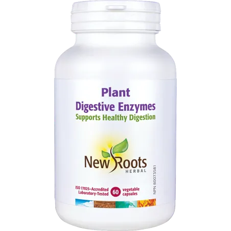New Roots Plant Digestive Enzymes 60 Capsules | Unbeatable Prices, Daily Deals | VITASHOP