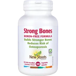 New Roots Strong Bones Boron-Free Formula 180 Capsules | Unbeatable Prices, Daily Deals | VITASHOP