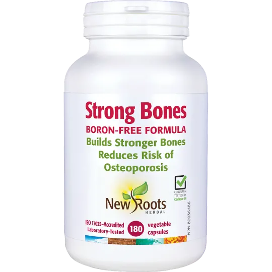Strong Bones Boron-Free Formula 180 Capsules | Safest & Easiest Shopping Vitamins Online | VITASHOP