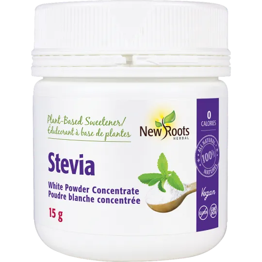 New Roots Stevia White Powder Concentrate 15 g | 每天不同折扣, 全网最低价格 | 种类齐全的保健品店铺 VITASHOP, 只有你想不到, 没有你买不到 !