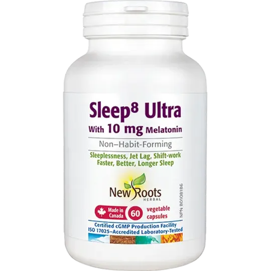 Sleep 8 Ultra With 10 mg Melatonin 60 Vegetable Capsules