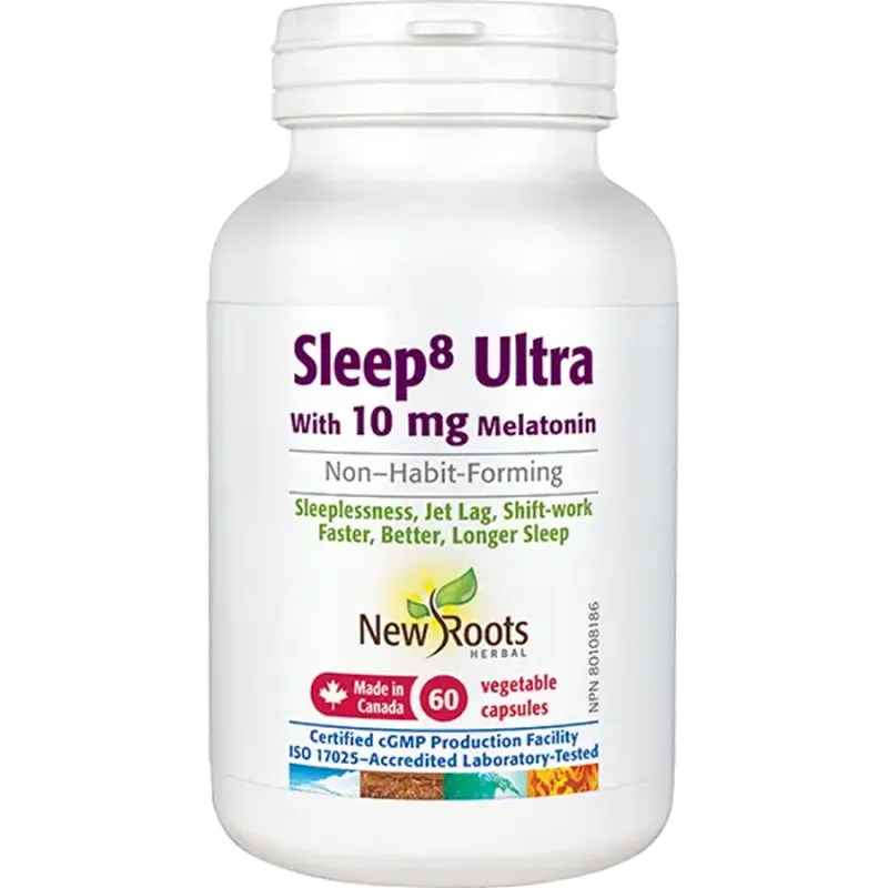 Sleep 8 Ultra With 10 mg Melatonin 60 Vegetable Capsules
