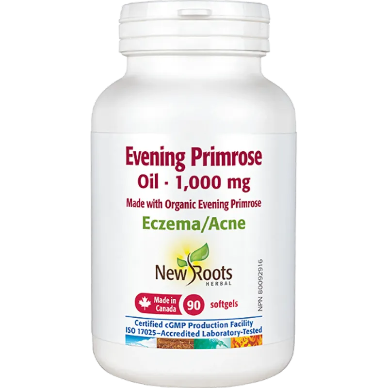 New Roots Evening Primrose Oil 1,000 mg Organic 90 Softgels | 每天不同折扣, 全网最低价格 | 种类齐全的保健品店铺 VITASHOP, 只有你想不到, 没有你买不到 !