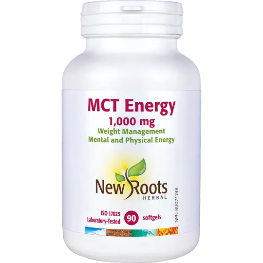 New Roots MCT Energy 90 Softgels | 每天不同折扣, 全网最低价格 | 种类齐全的保健品店铺 VITASHOP, 只有你想不到, 没有你买不到 !